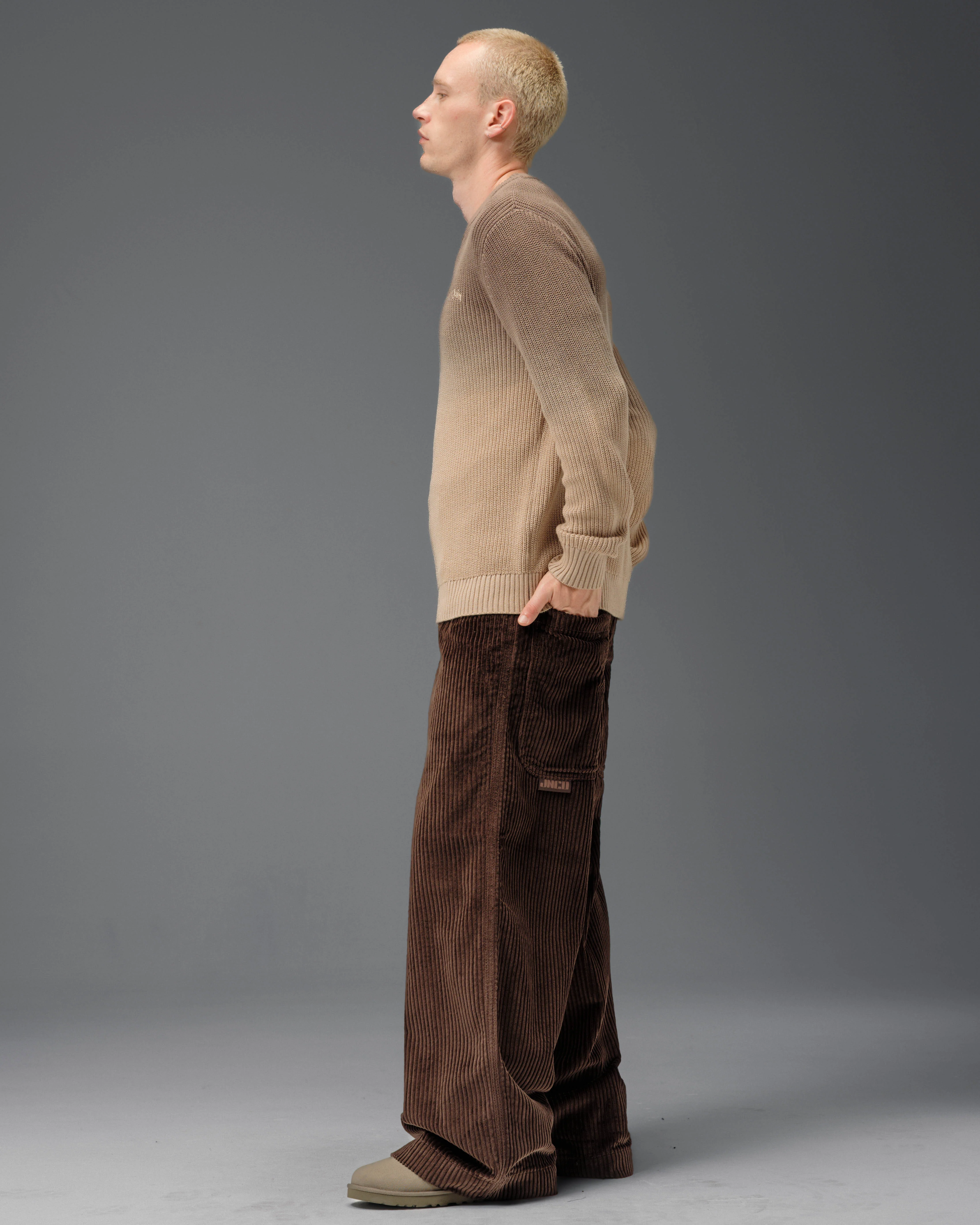 101 Twin Cannon. 26". 4 Wale Corduroy. Java Brown. - Image 5