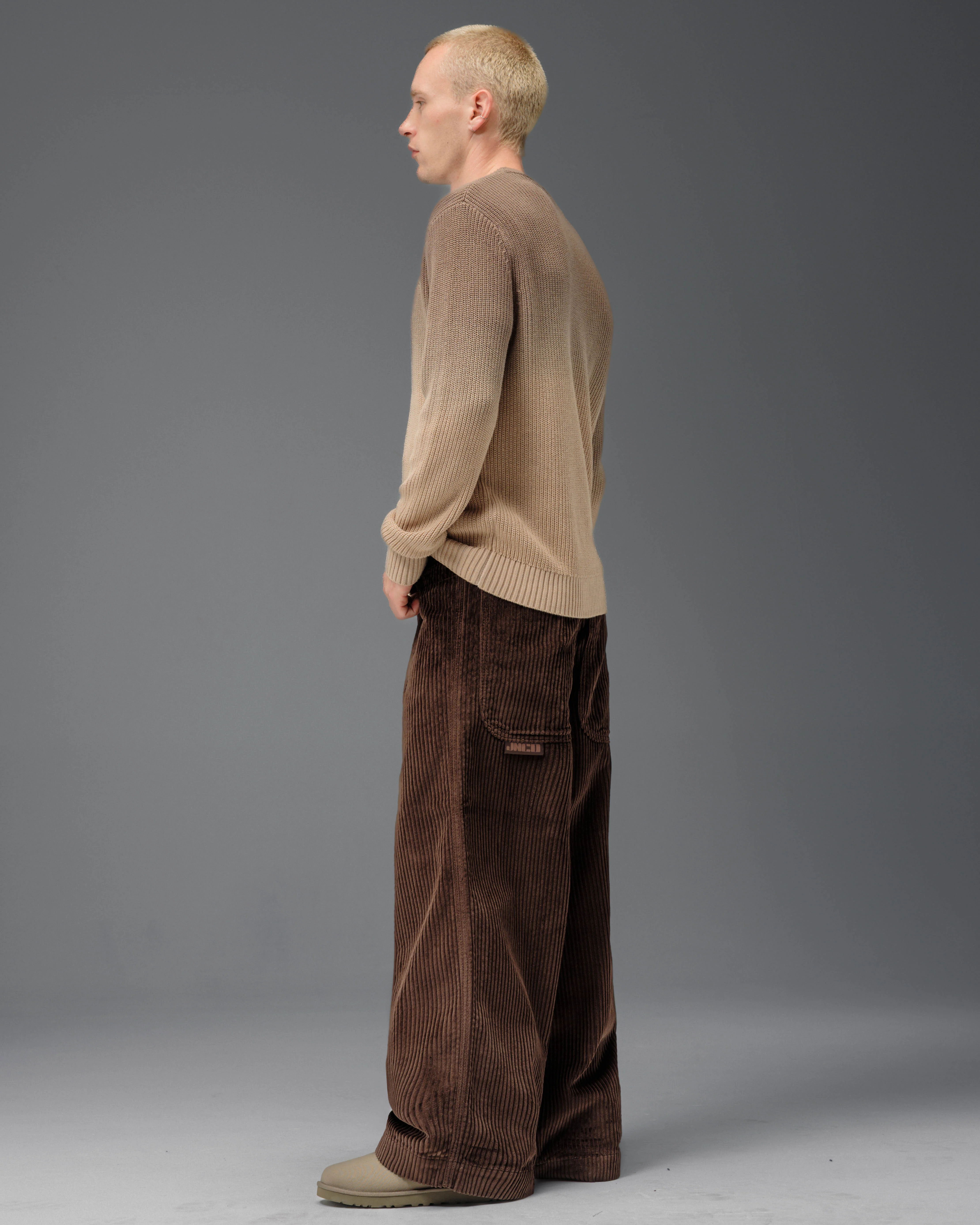 101 Twin Cannon. 26". 4 Wale Corduroy. Java Brown. - Image 6