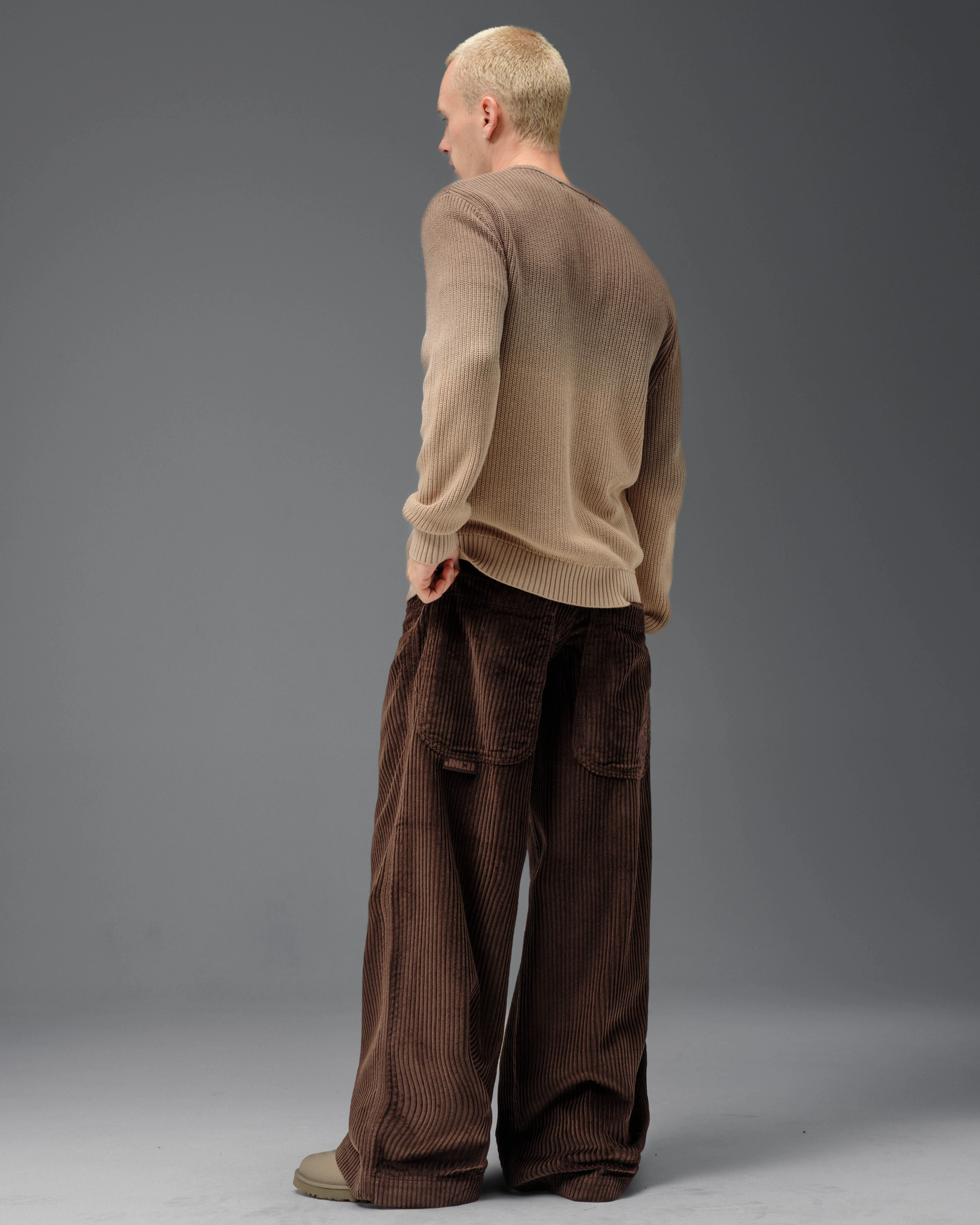 101 Twin Cannon. 26". 4 Wale Corduroy. Java Brown. - Image 7