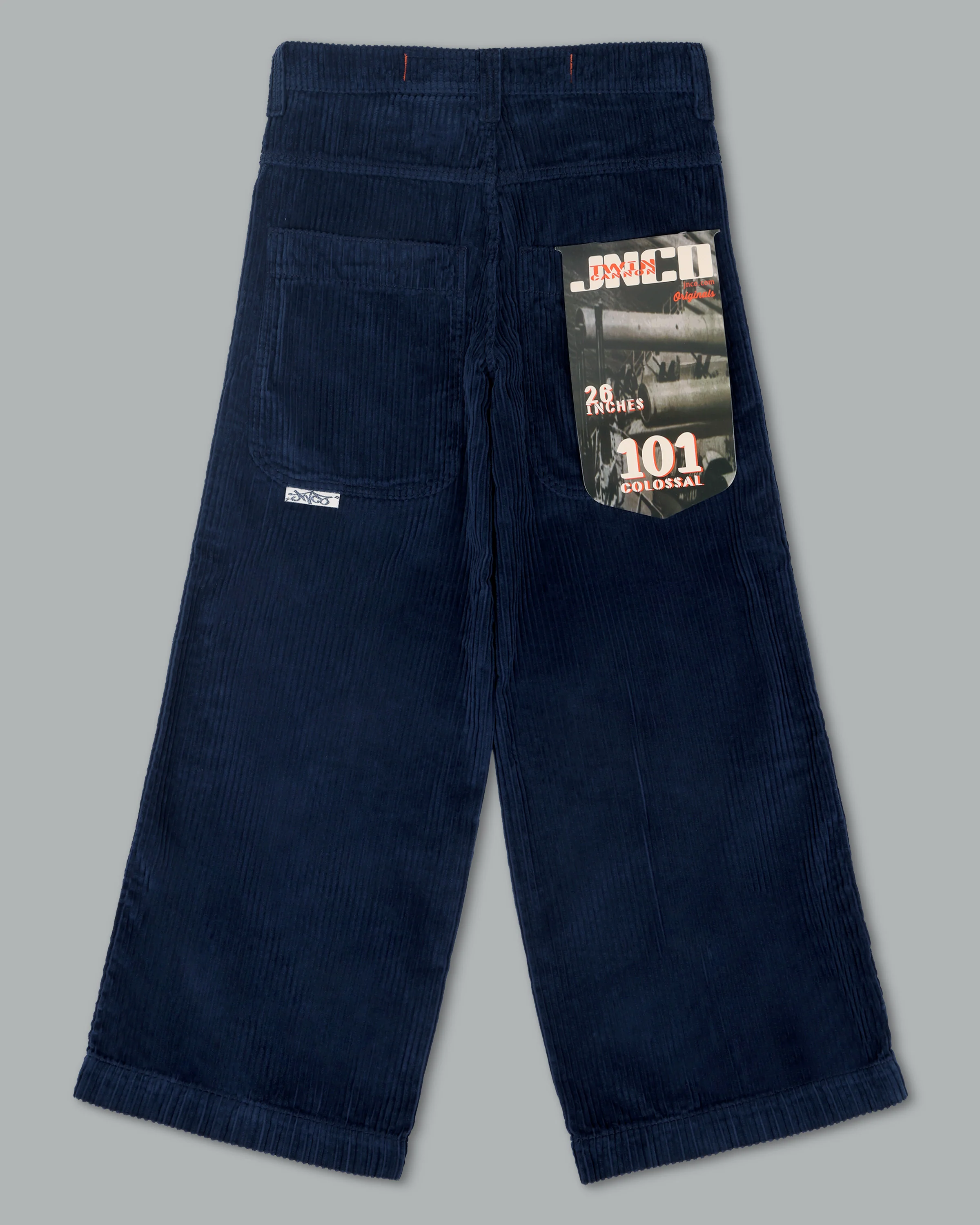 101 Twin Cannon. 26". 4 Wale Corduroy. Navy. - Image 12