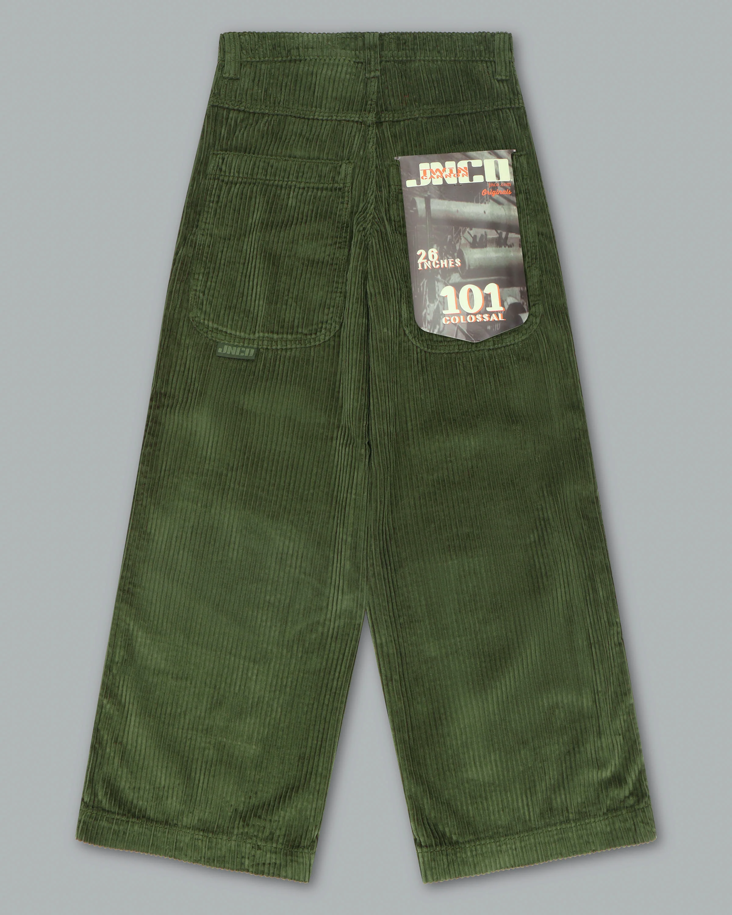 101 Twin Cannon. 26". 4 Wale Corduroy. Moss. NEW - Image 11