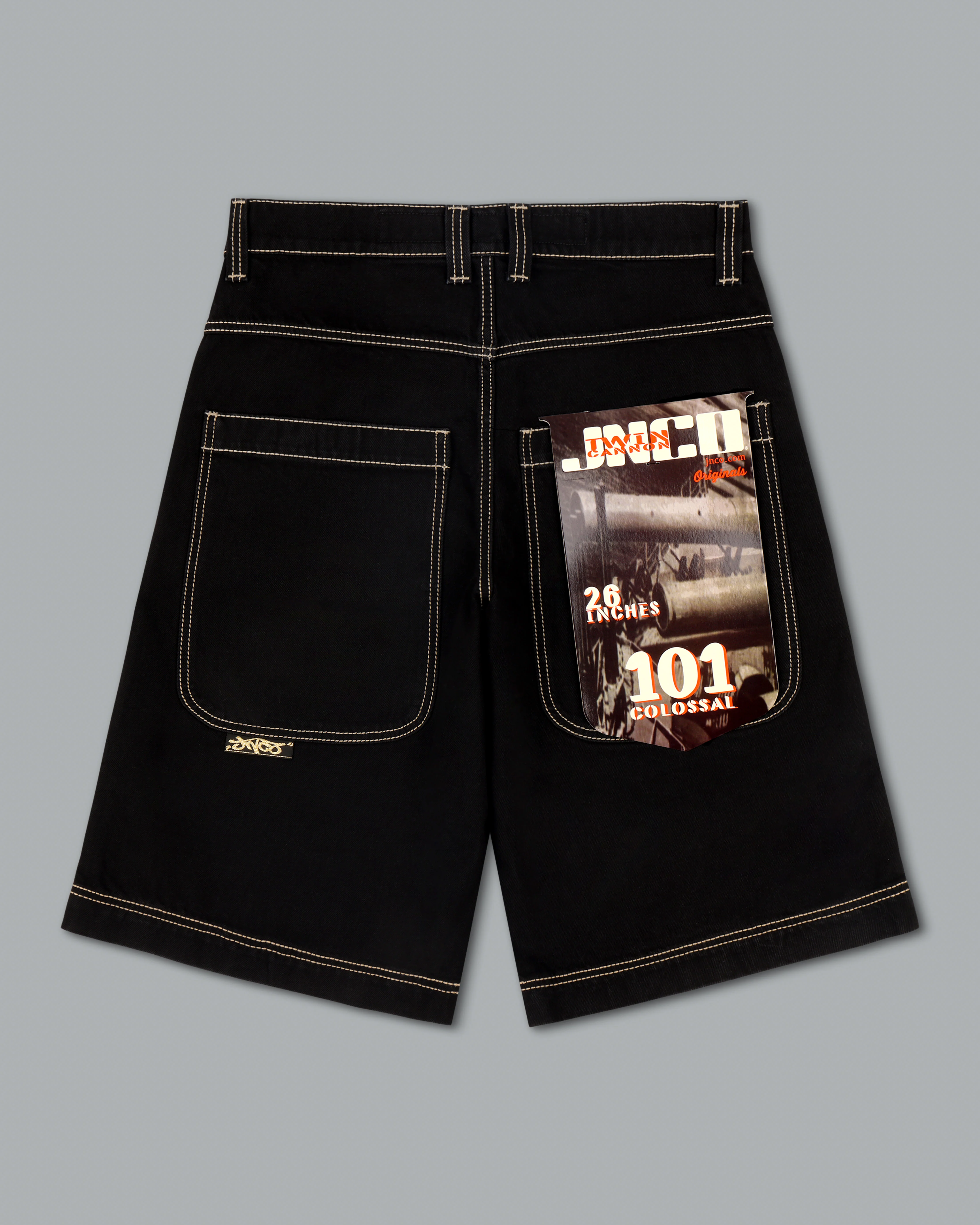 101 Twin Cannon Shorts. 14". Black/Gold J. - Image 6