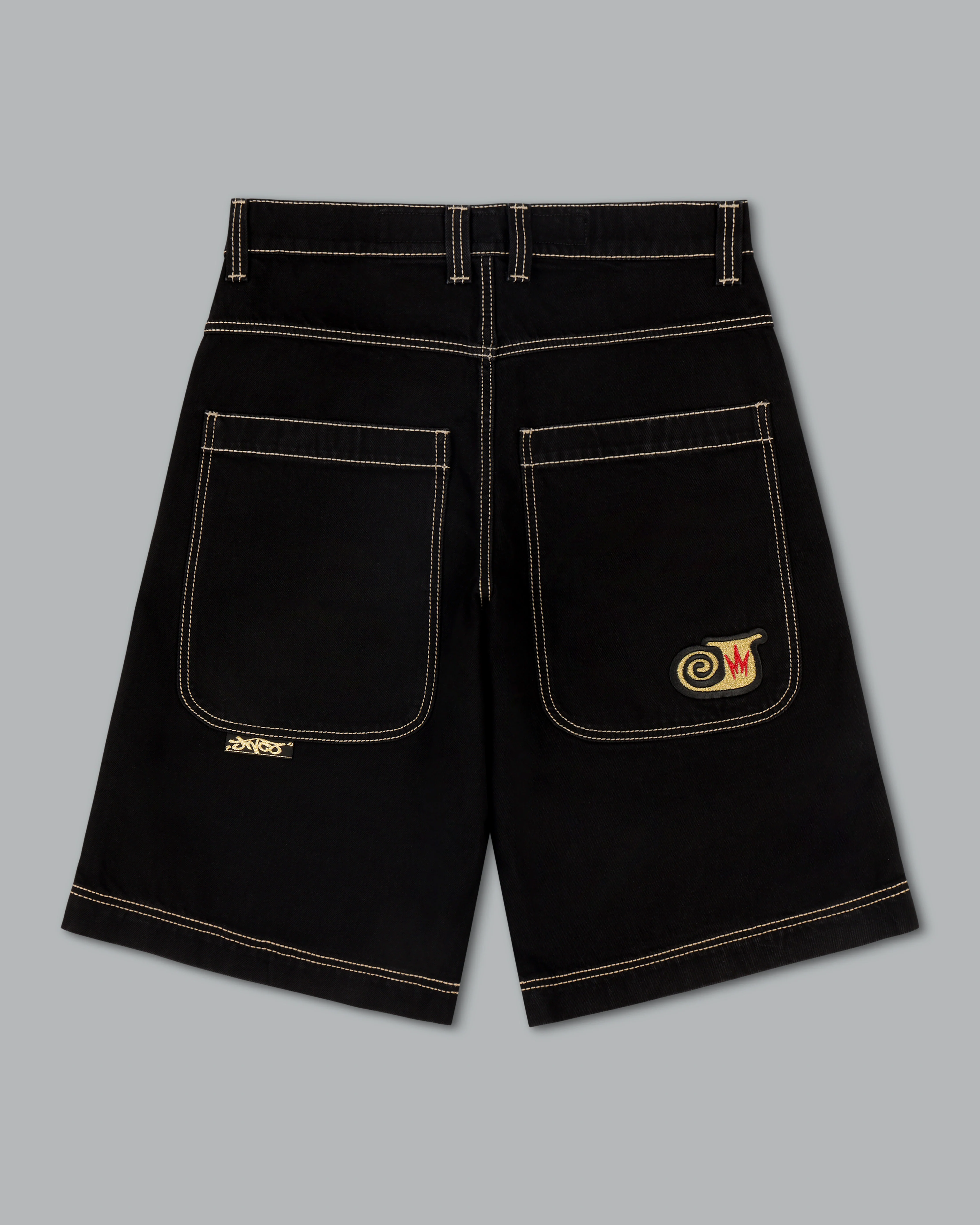101 Twin Cannon Shorts. 14". Black/Gold J. - Image 7