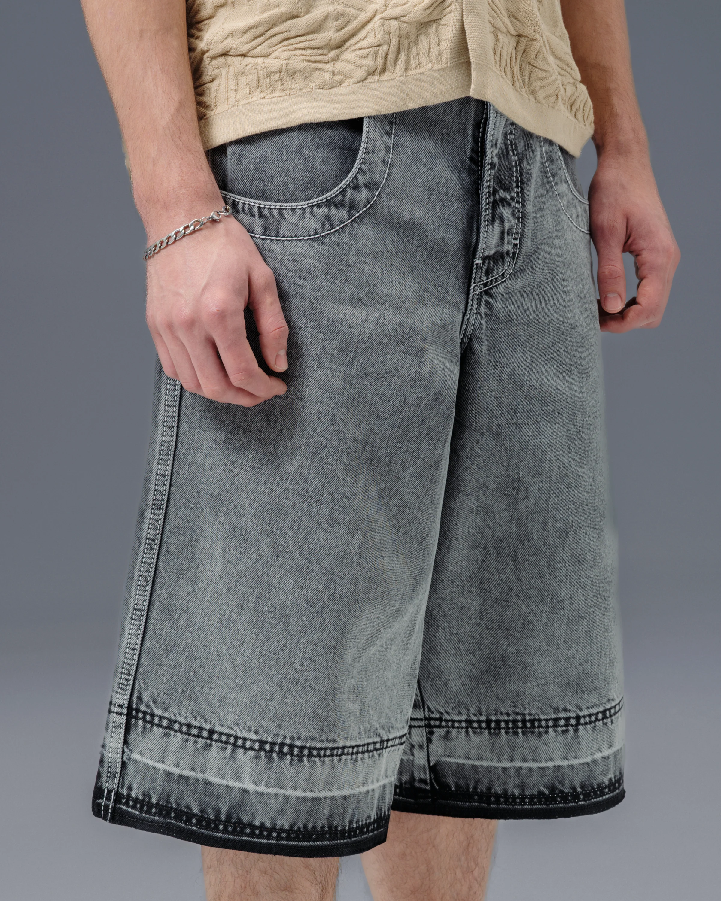 101 Twin Cannon Shorts. 16" Inseam. Black Vintage. - Image 12