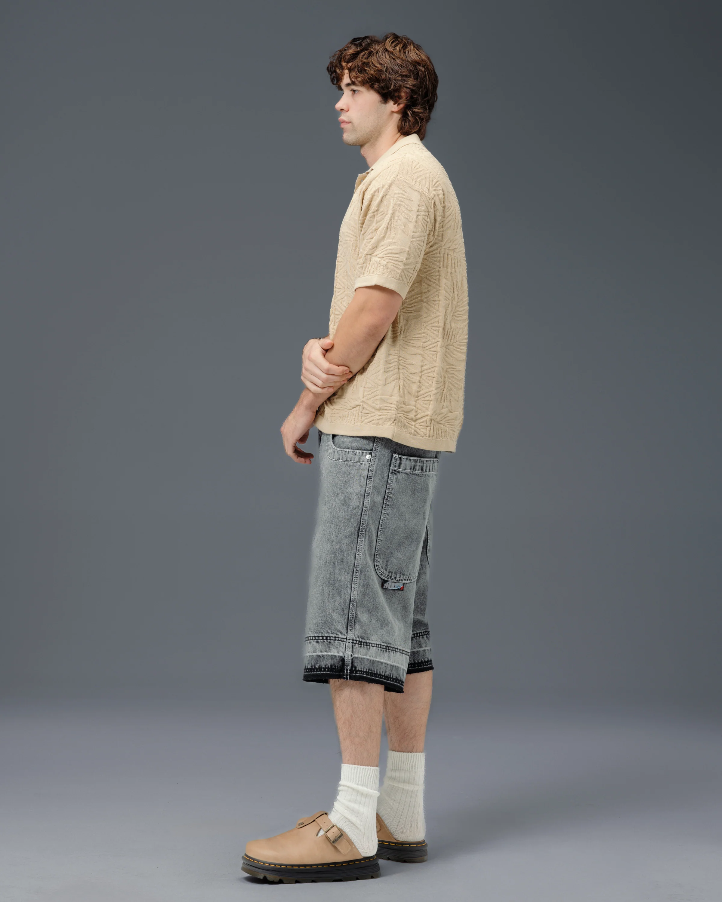 101 Twin Cannon Shorts. 16" Inseam. Black Vintage. - Image 5