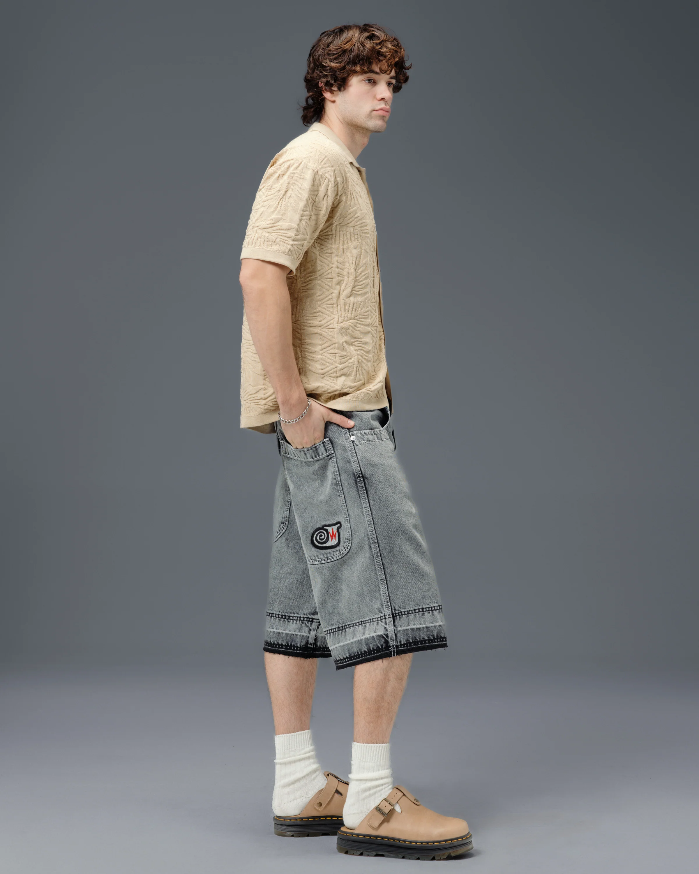 101 Twin Cannon Shorts. 16" Inseam. Black Vintage. - Image 8