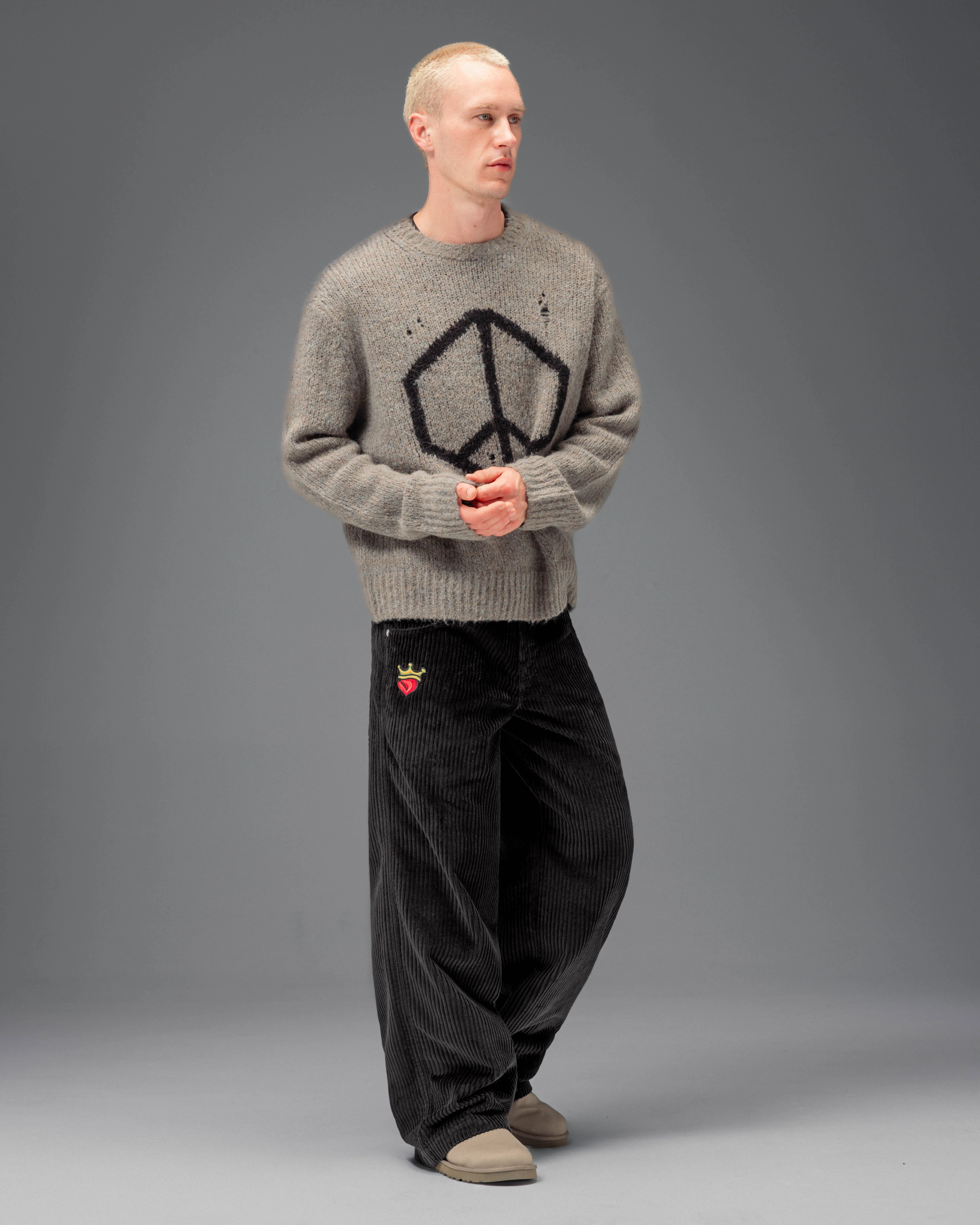 179 Pipes. 23". 4 Wale Corduroy. Black. - Image 9