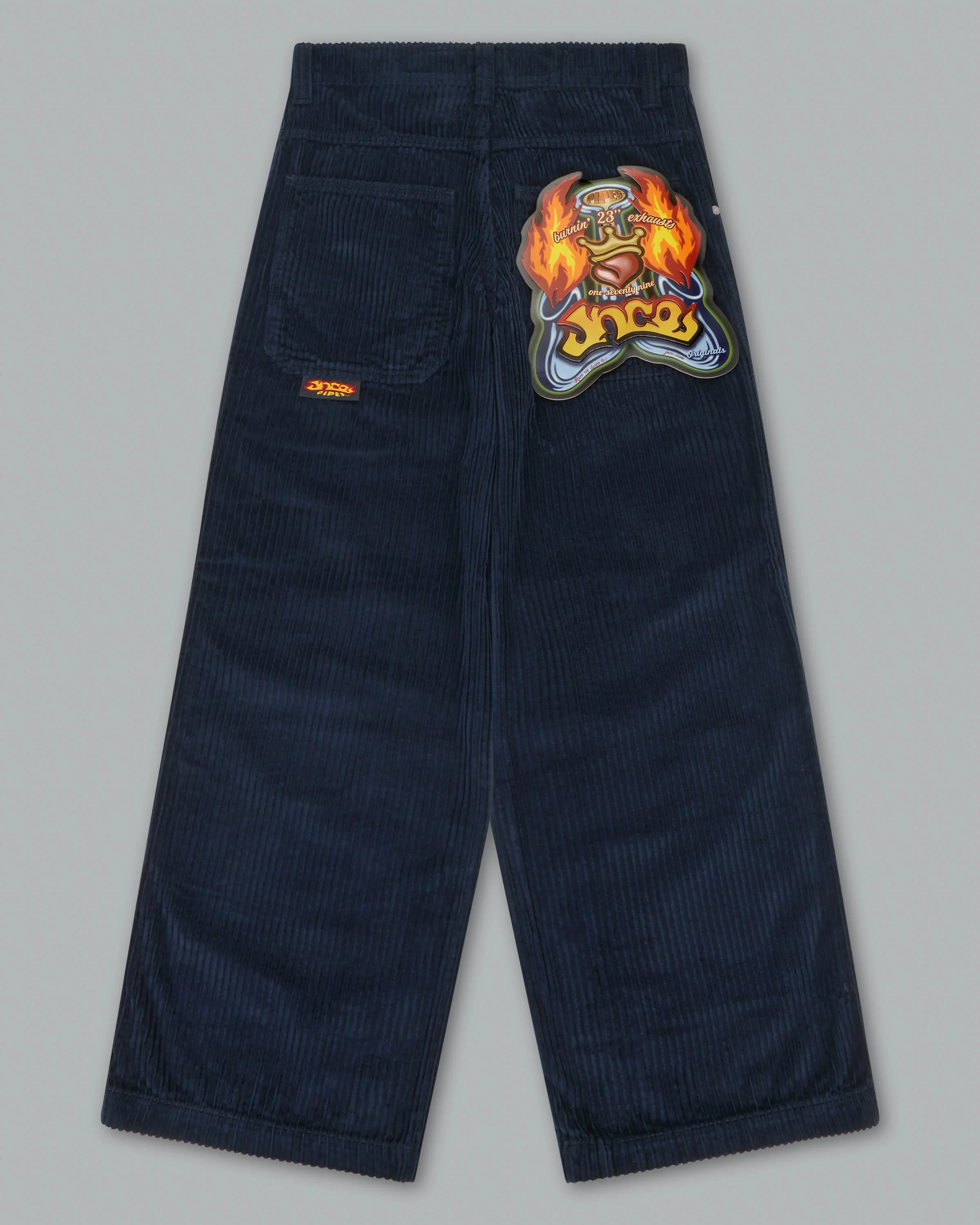 179 Pipes. 23". 4 Wale Corduroy. Navy. - Image 13