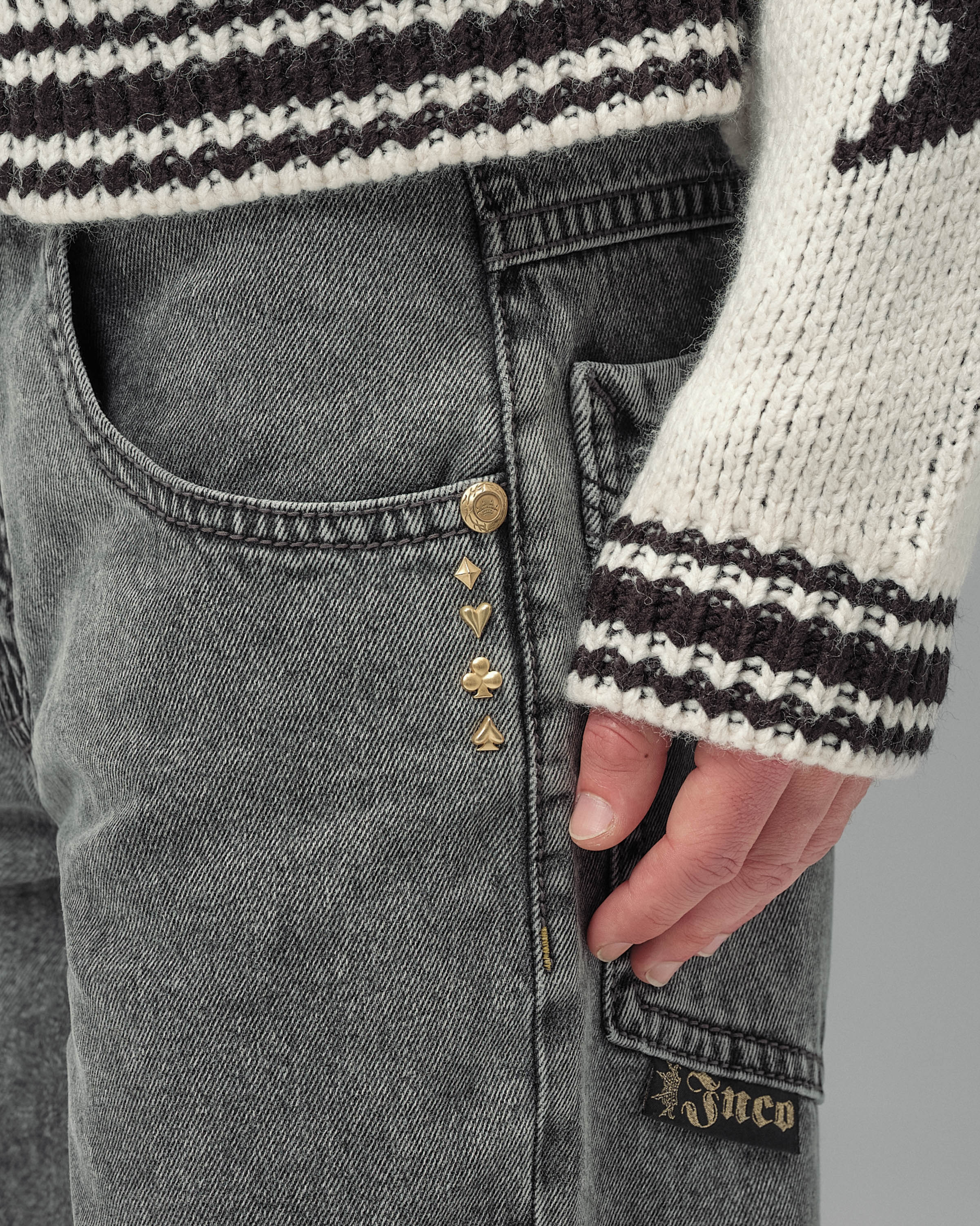 Gambler. 23". Black Vintage. - Image 12