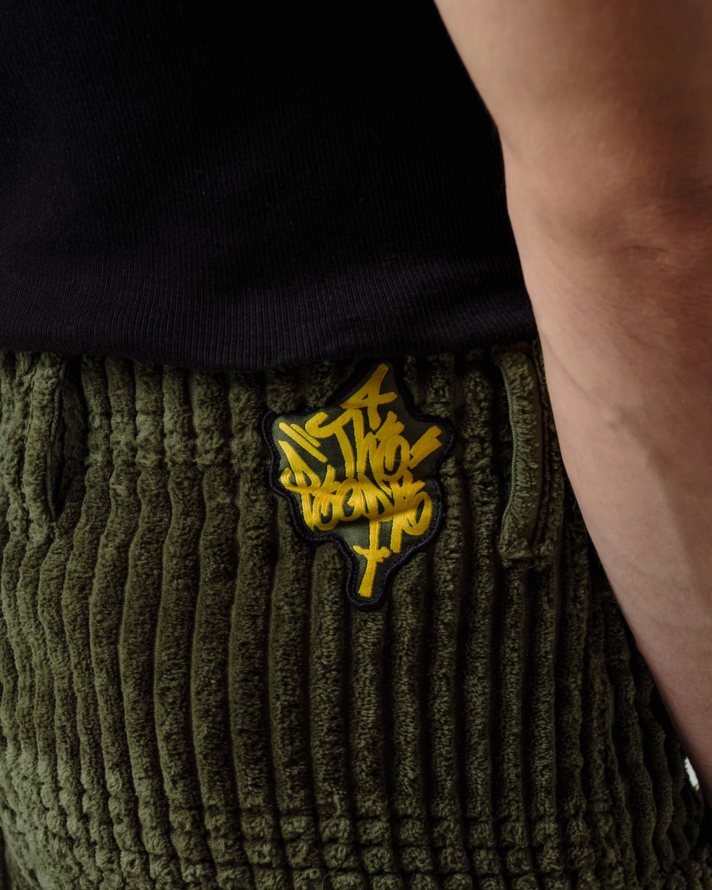 Jester. 26". 2 Wale Corduroy. Moss. - Image 12