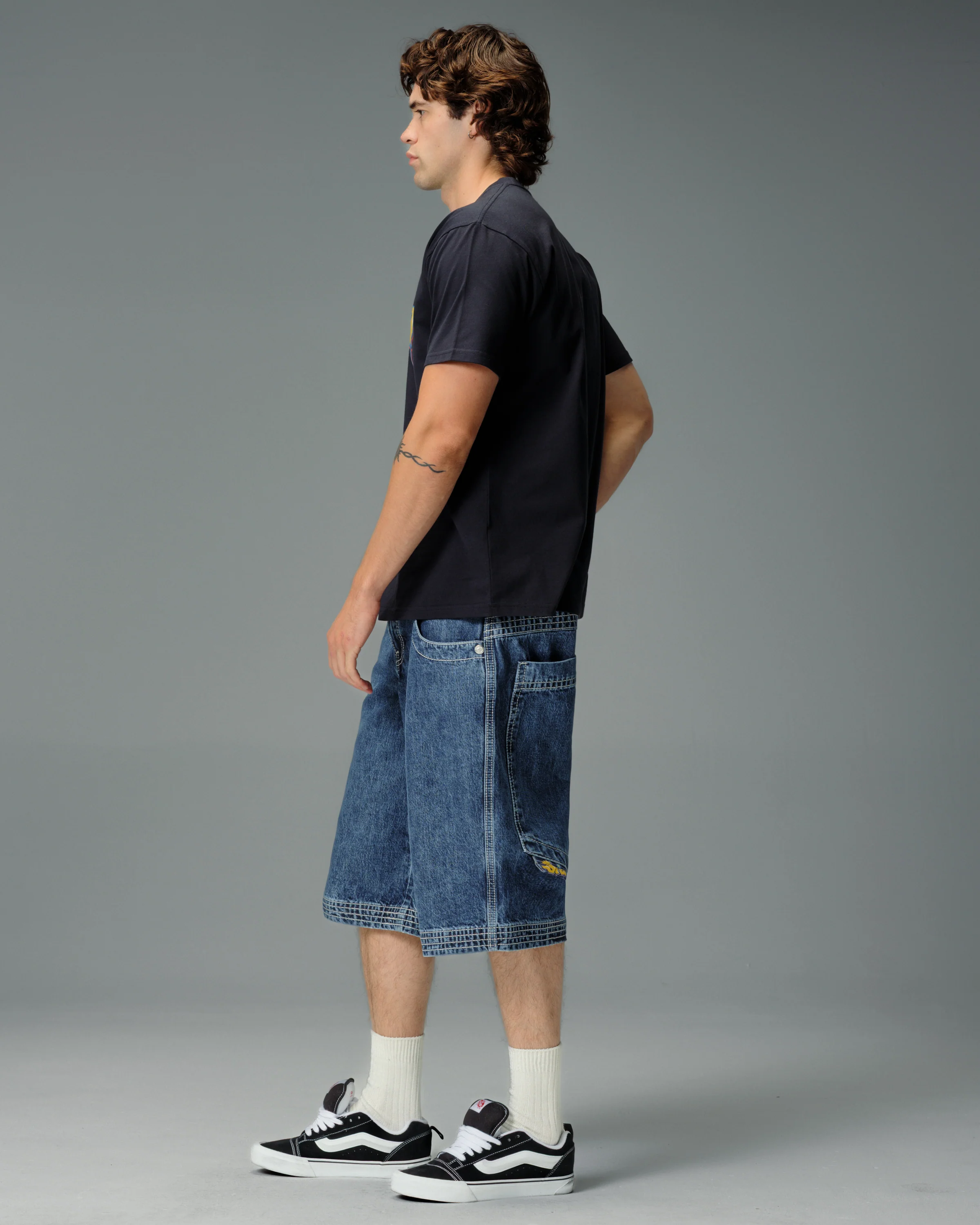 Jester Shorts. 15" Inseam. Dark Stone. - Image 5