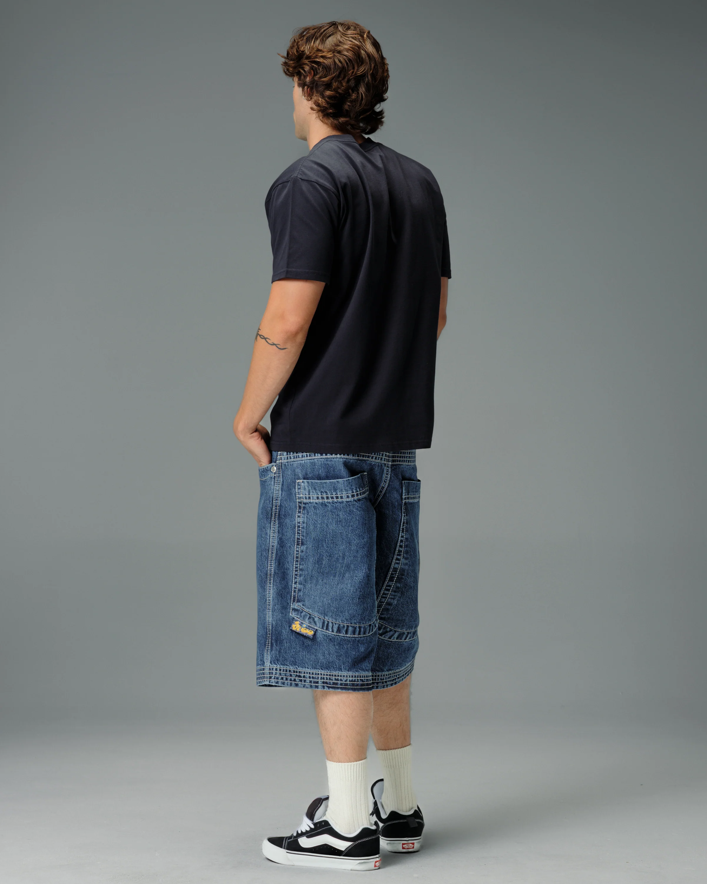 Jester Shorts. 15" Inseam. Dark Stone. - Image 6