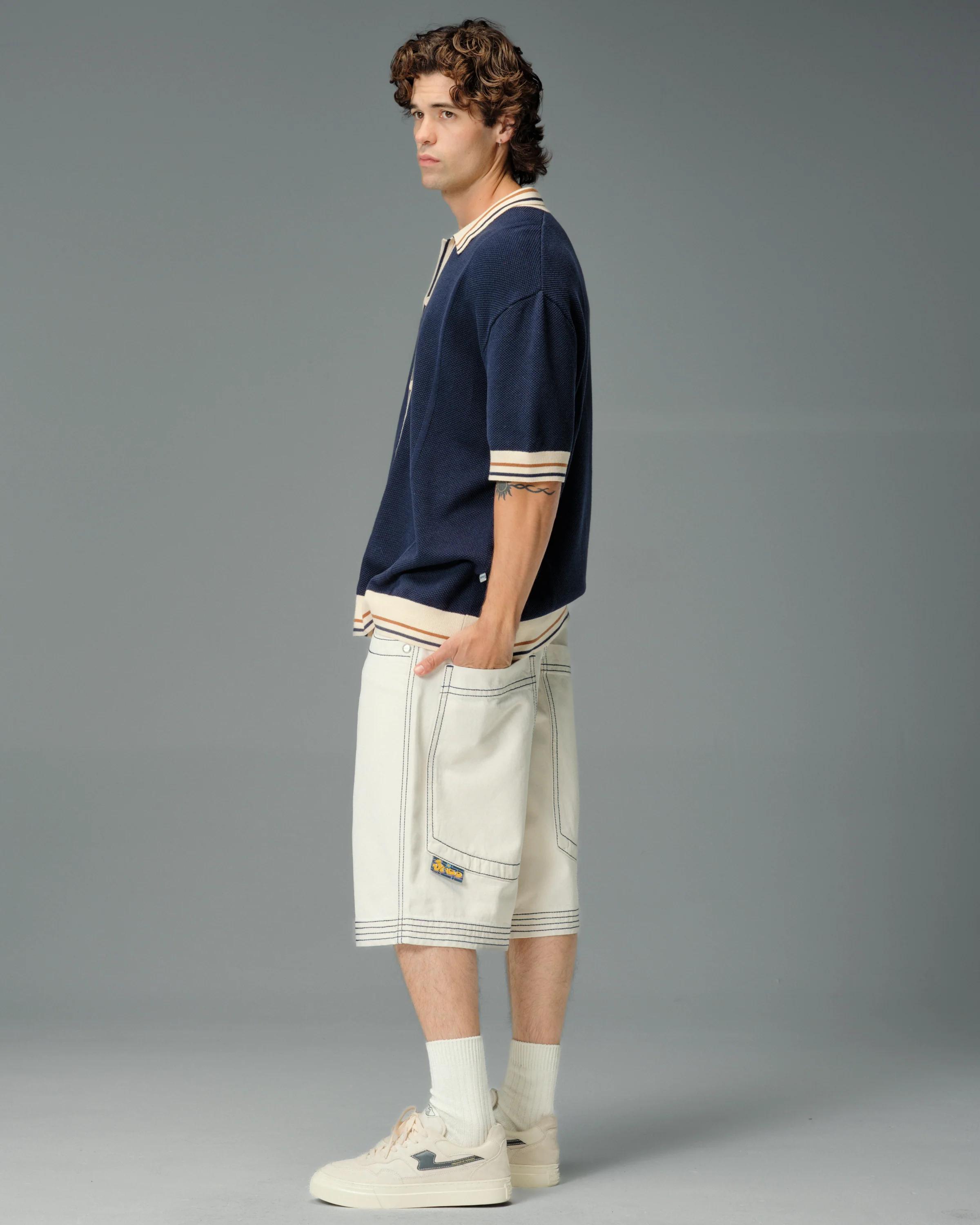 Jester Shorts. 15" Inseam. Natural. - Image 5