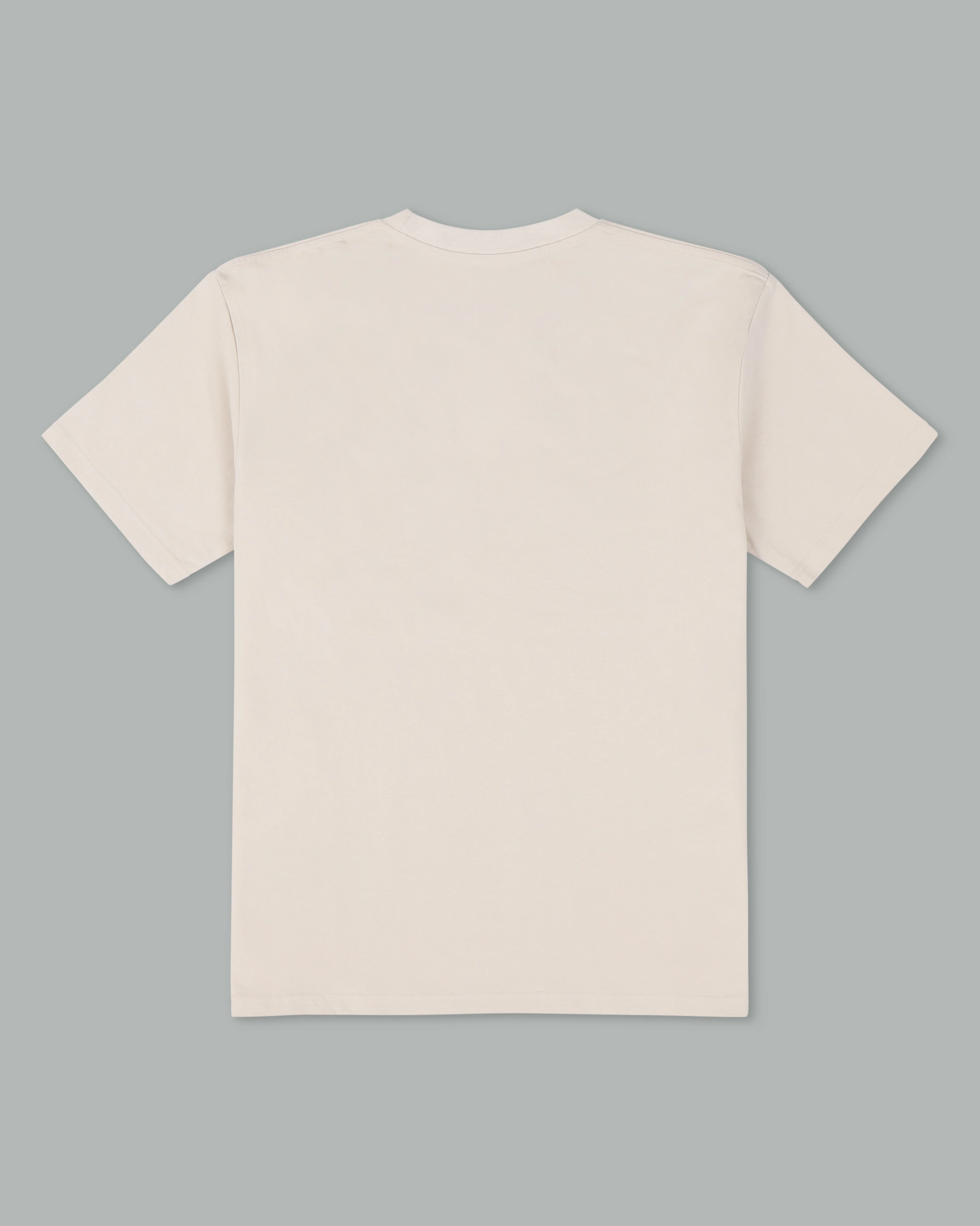 Reversed Crown Tee. Bone/ Java. - Image 2