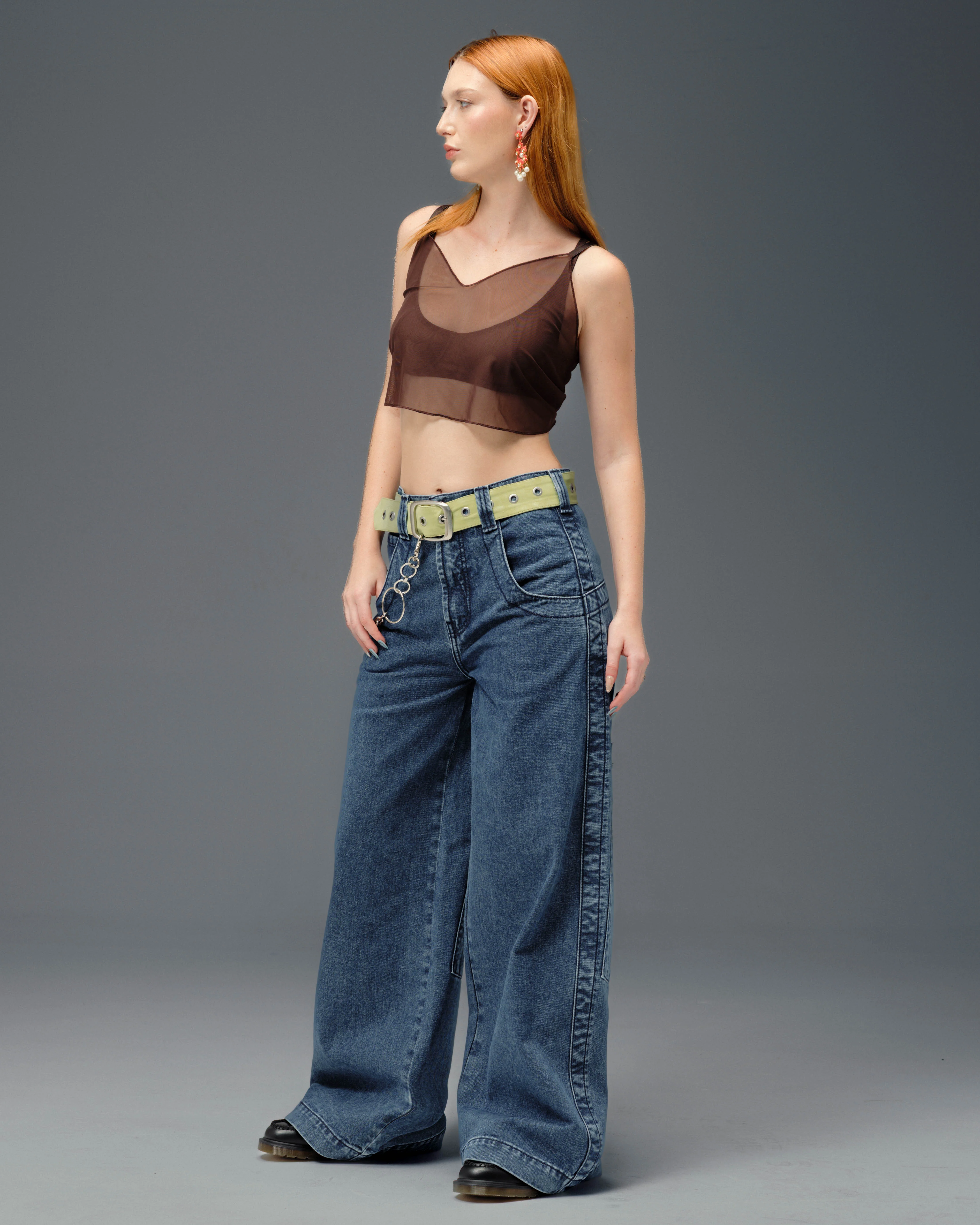 The Camilla Jeans. 27”. Dark Stone. - Image 4