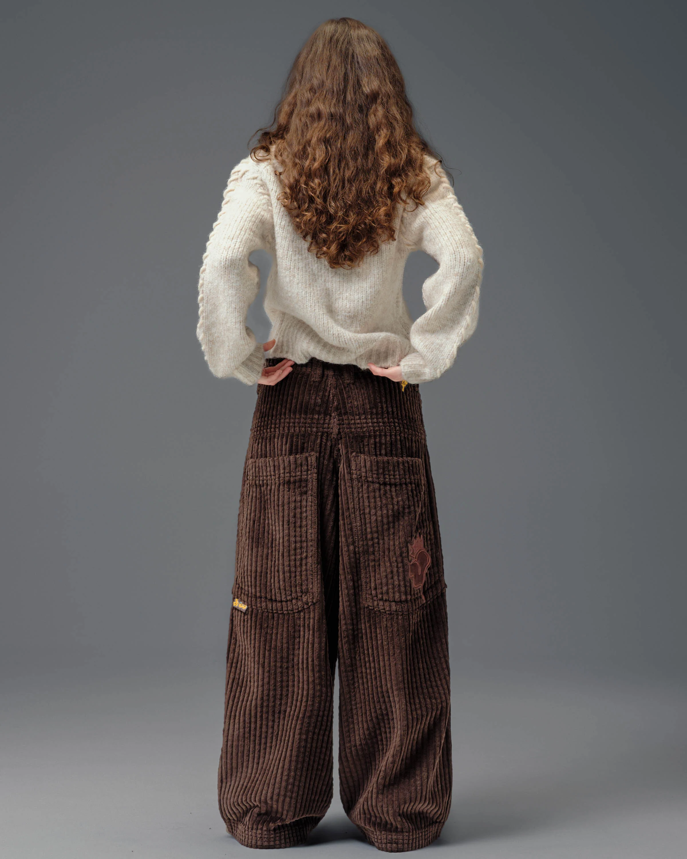 W Jester. 26". 2 Wale Corduroy. Java Brown. - Image 2