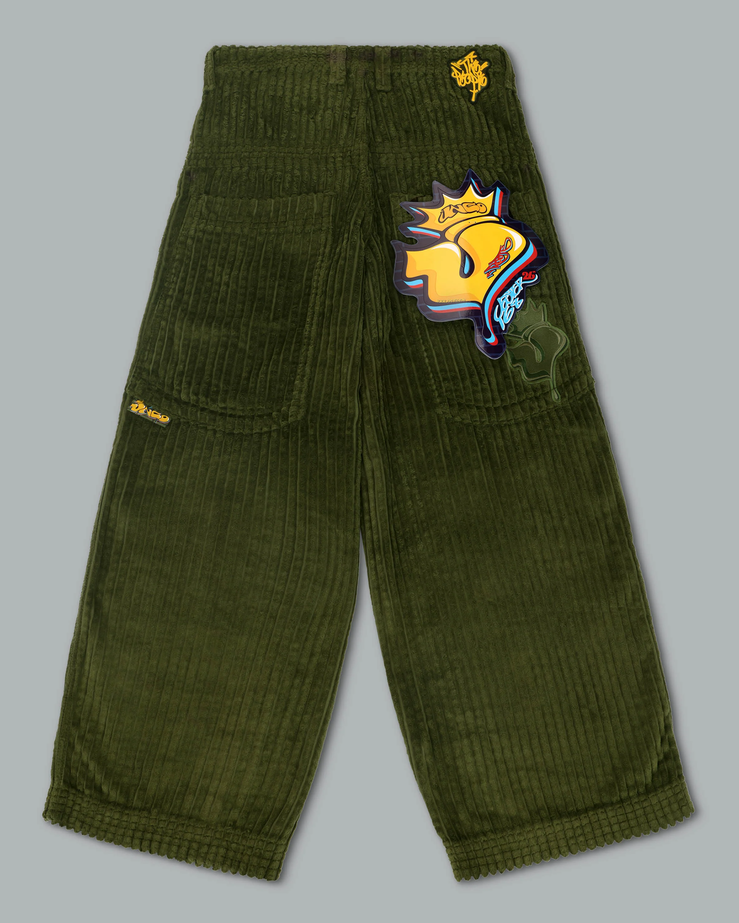 W Jester. 26". 2 Wale Corduroy. Moss. - Image 17