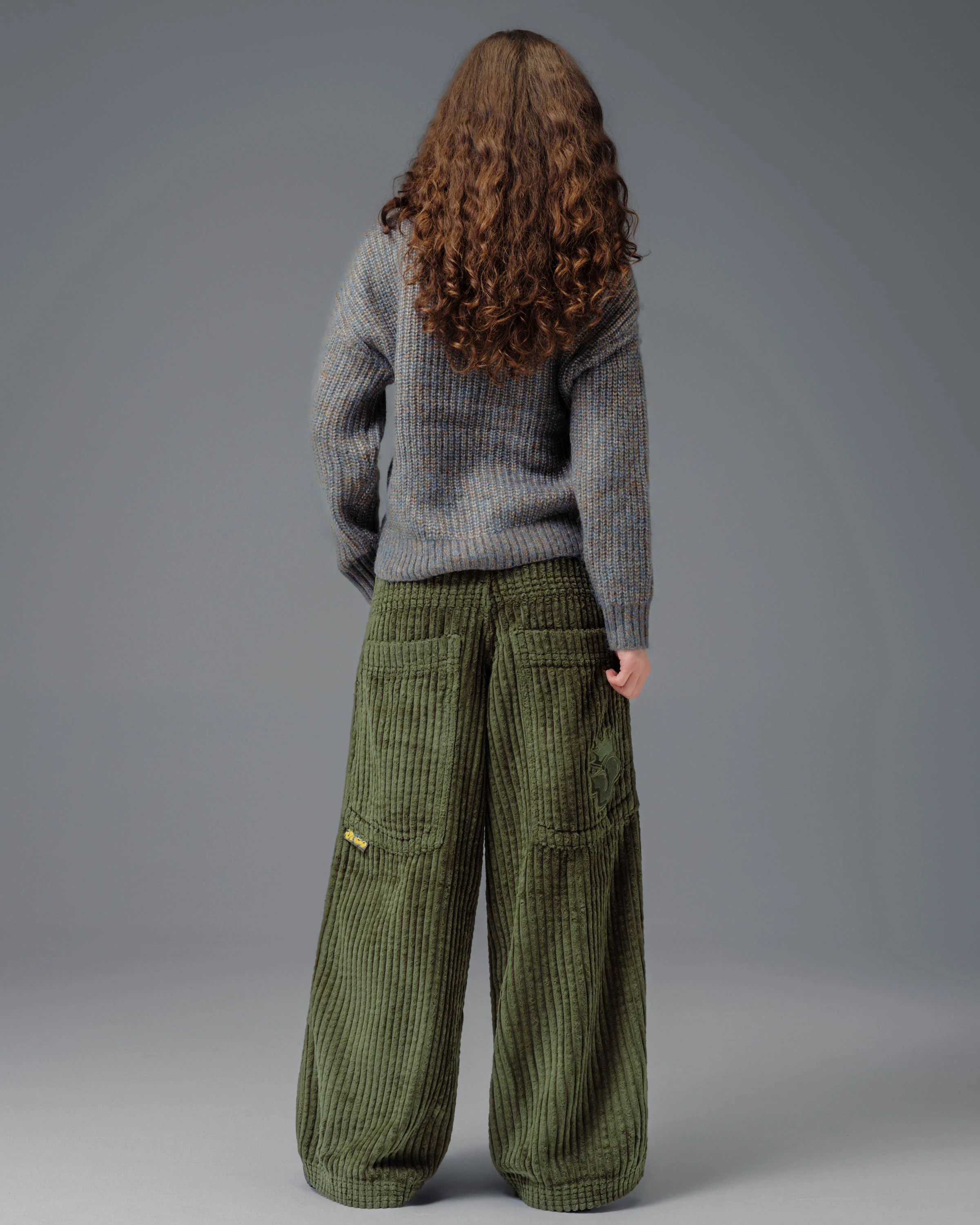 W Jester. 26". 2 Wale Corduroy. Moss. - Image 7