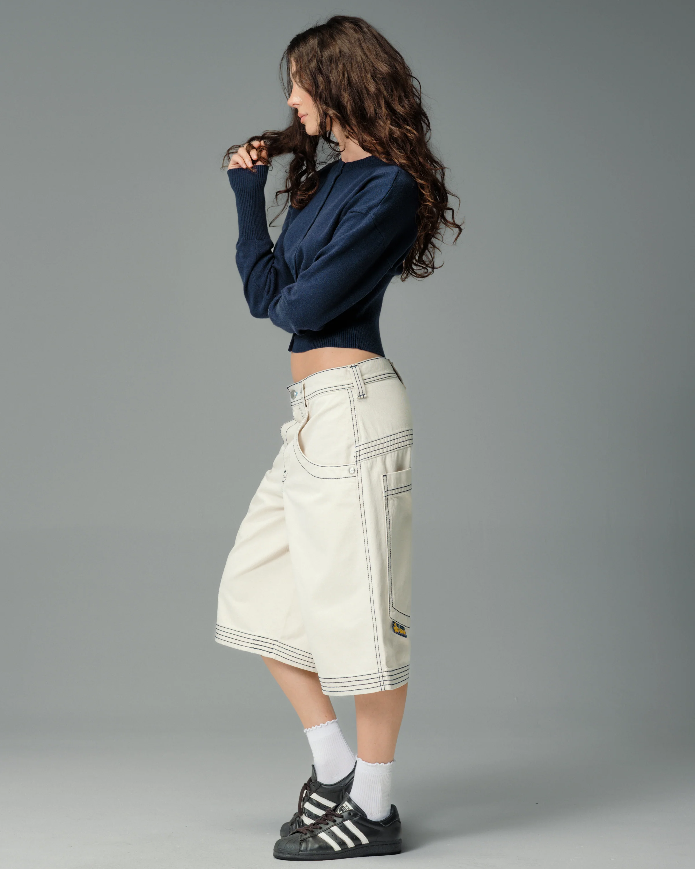 W Jester Shorts. 15" Inseam. Natural. - Image 6