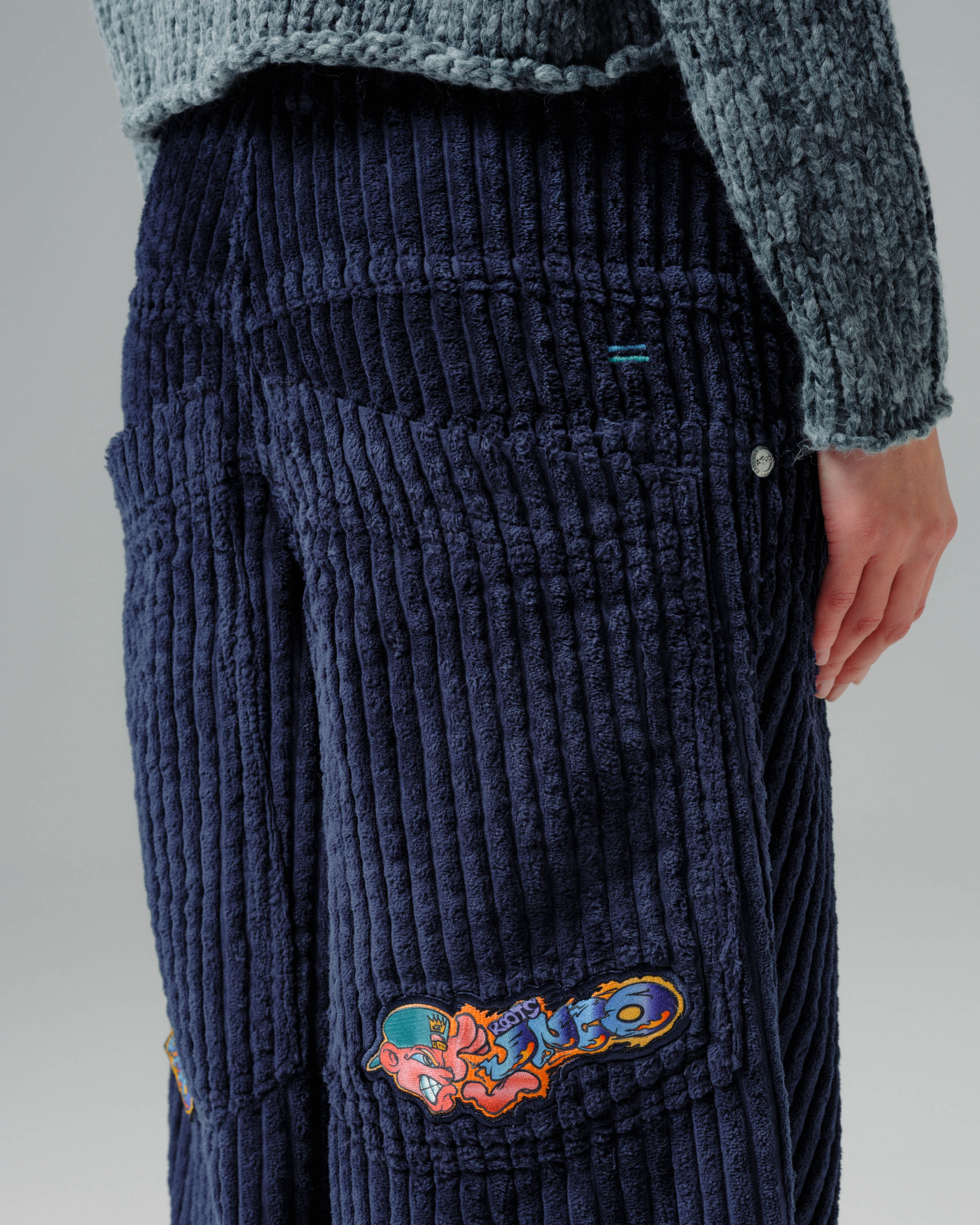W Wizard. 24". 2 Wale Corduroy. Navy. - Image 13