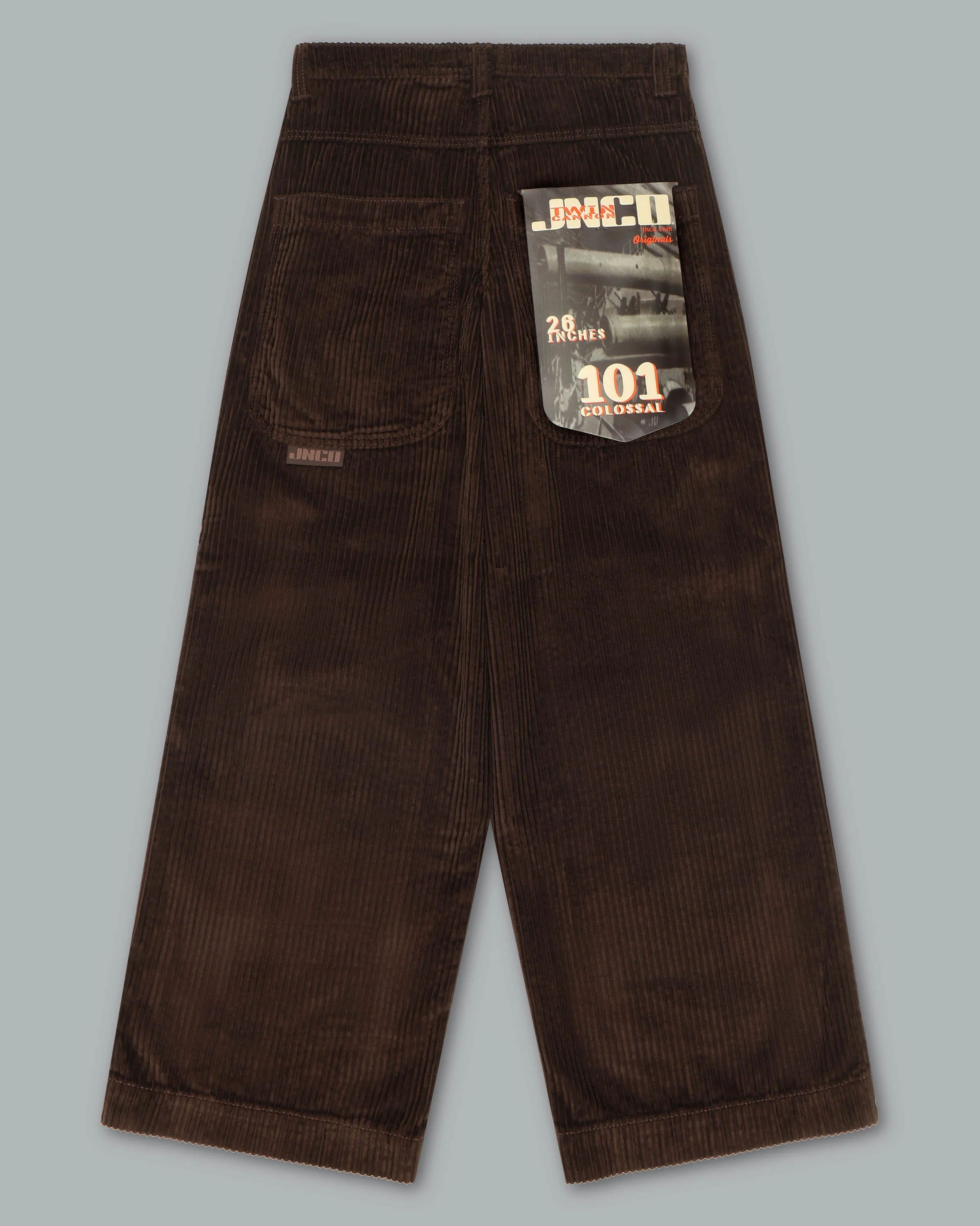 W101 Twin Cannon. 26". 4 Wale Corduroy. Java Brown. - Image 14