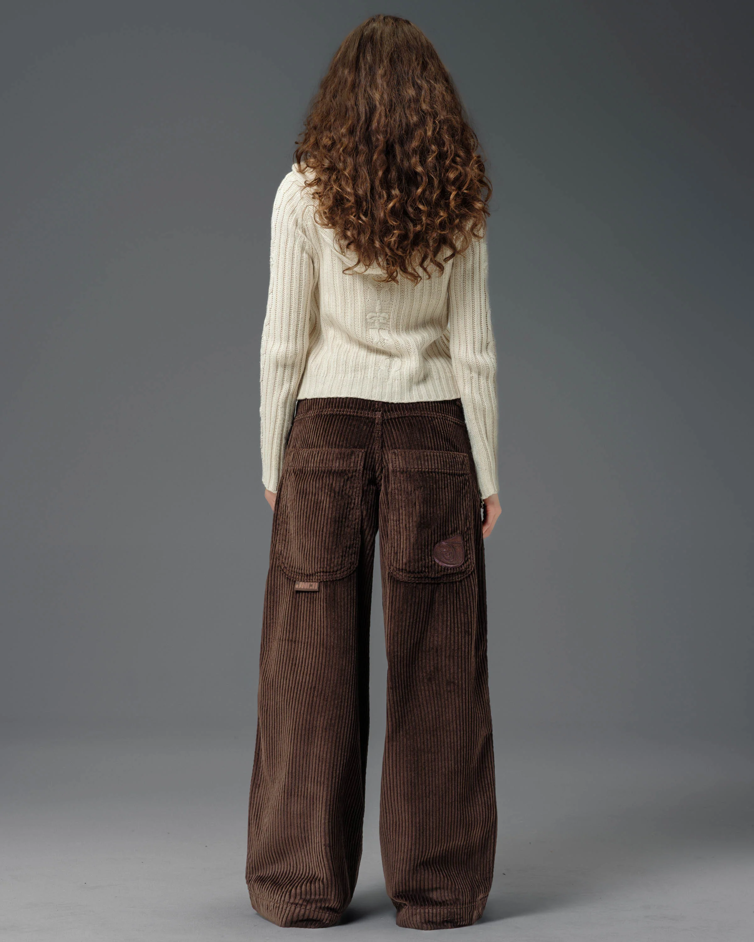 W101 Twin Cannon. 26". 4 Wale Corduroy. Java Brown. - Image 2
