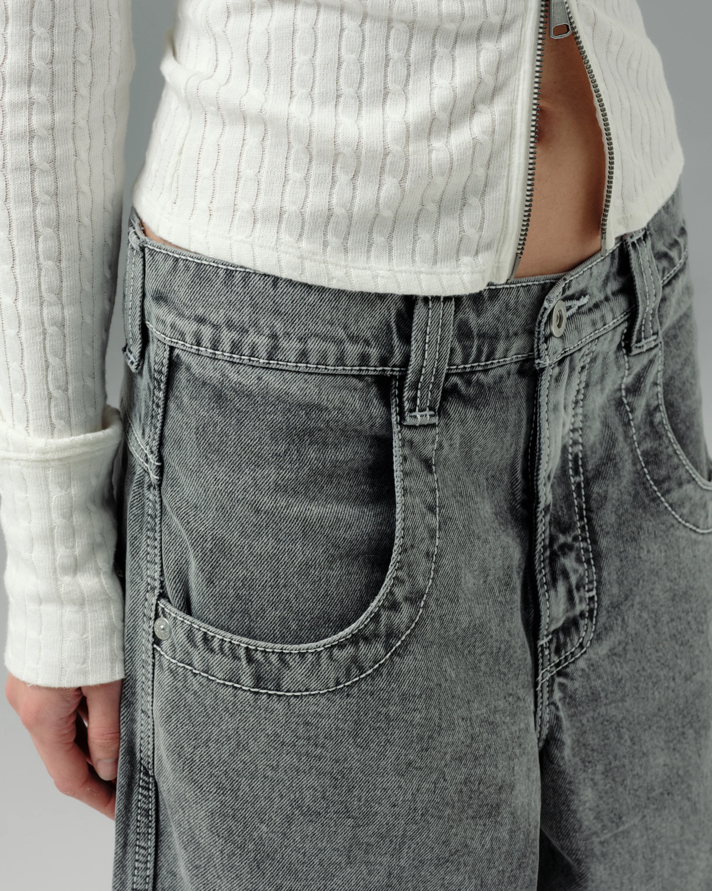 W101 Twin Cannon Shorts. 16" Inseam. Black Vintage. - Image 10