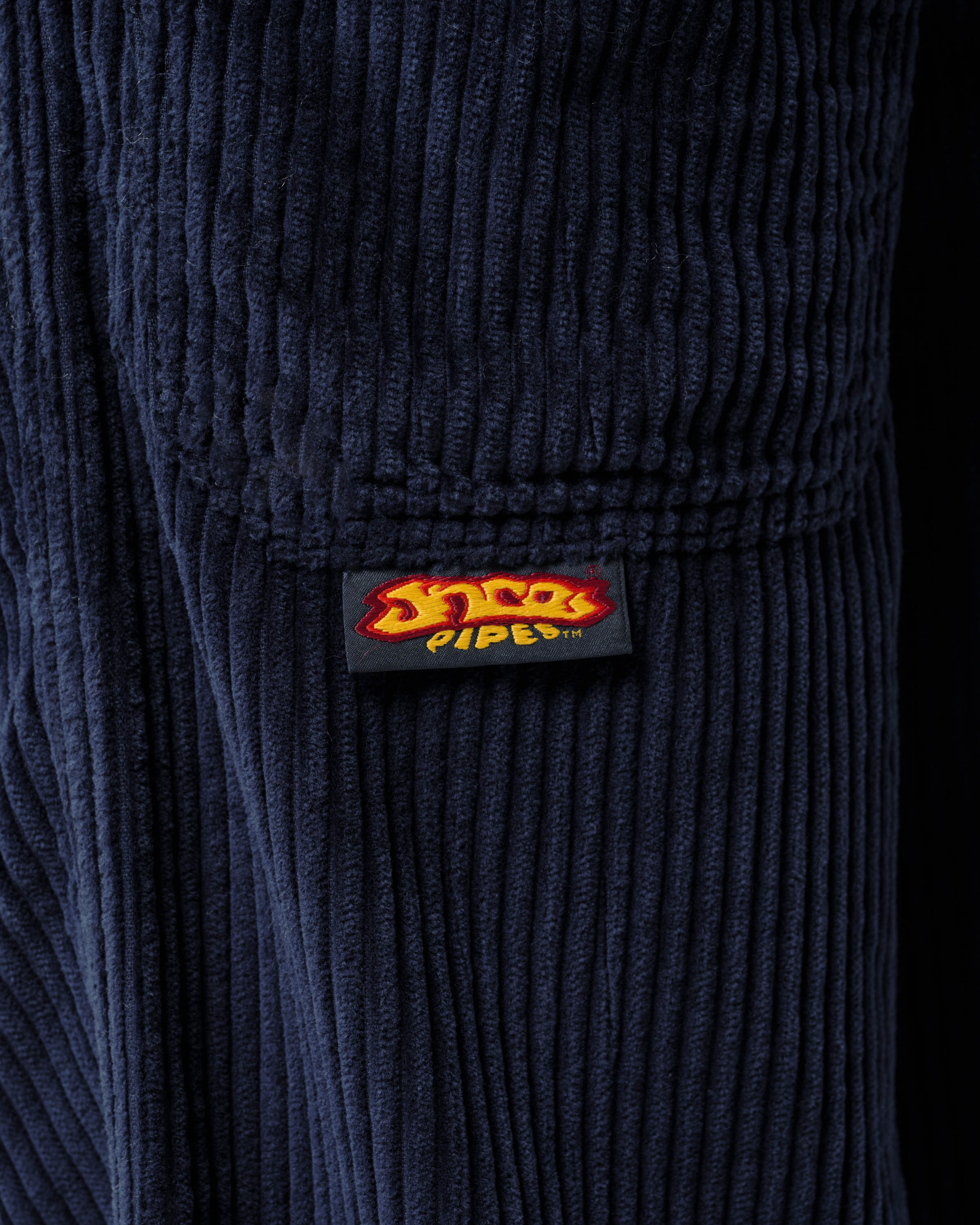 W179 Pipes. 23". 4 Wale Corduroy. Navy. - Image 13