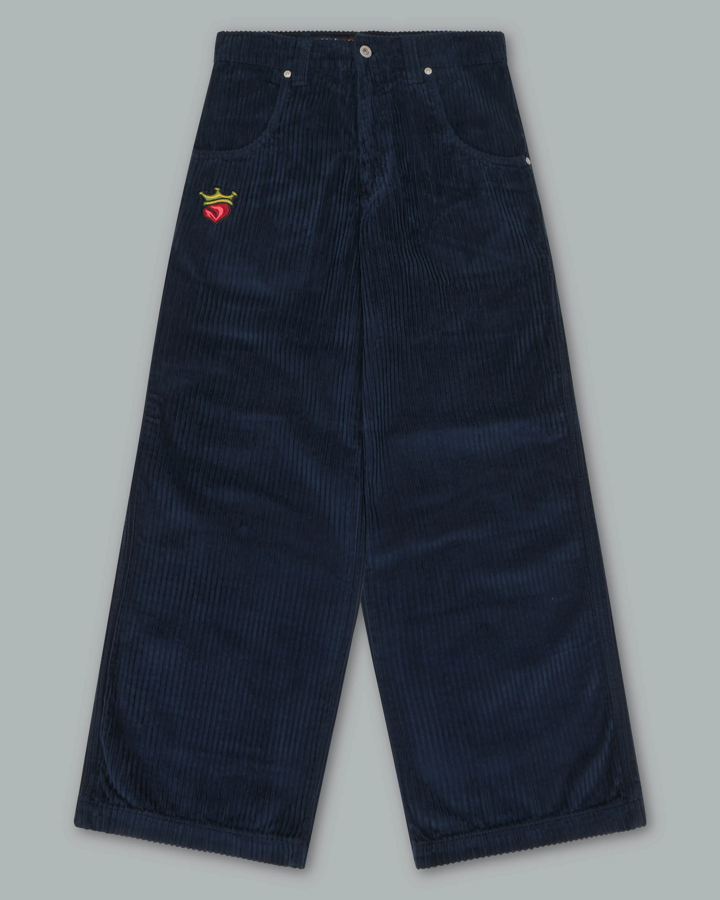 W179 Pipes. 23". 4 Wale Corduroy. Navy. - Image 14