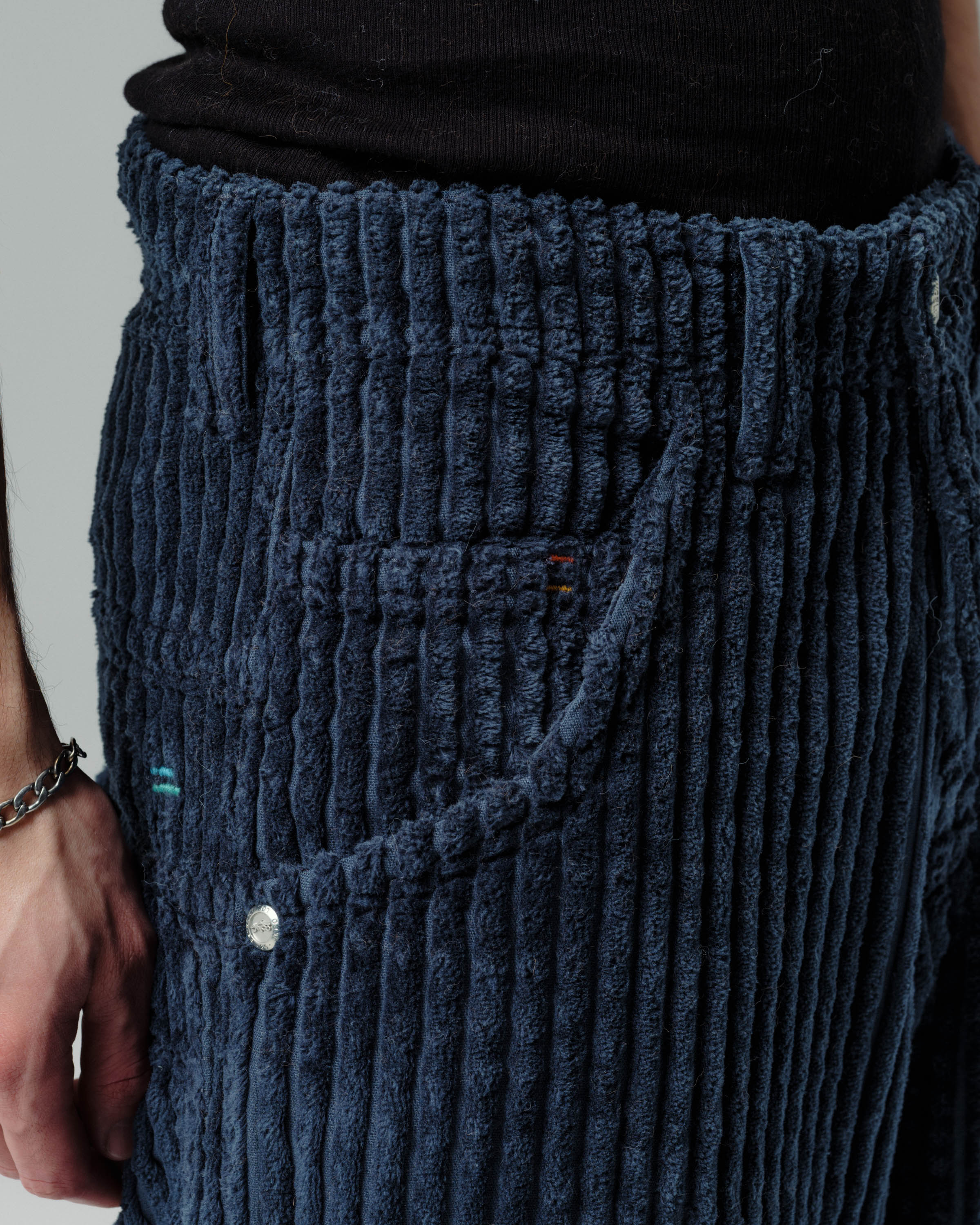 Wizard. 24". 2 Wale Corduroy. Navy. - Image 11
