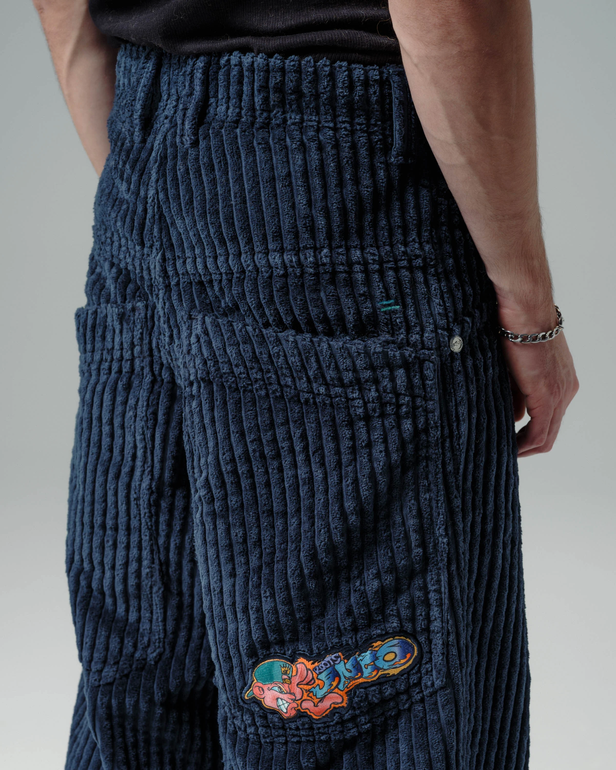 Wizard. 24". 2 Wale Corduroy. Navy. - Image 12