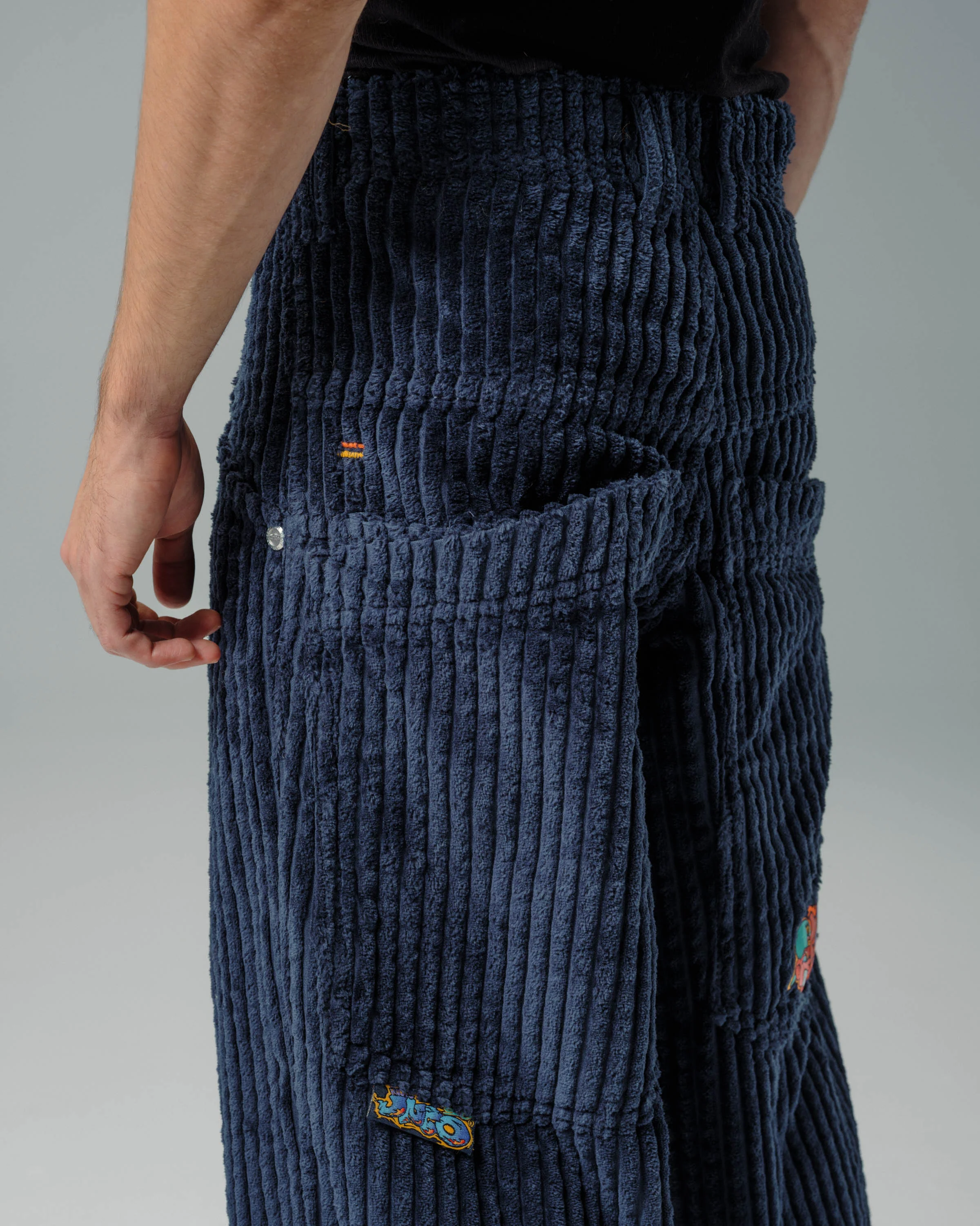 Wizard. 24". 2 Wale Corduroy. Navy. - Image 14