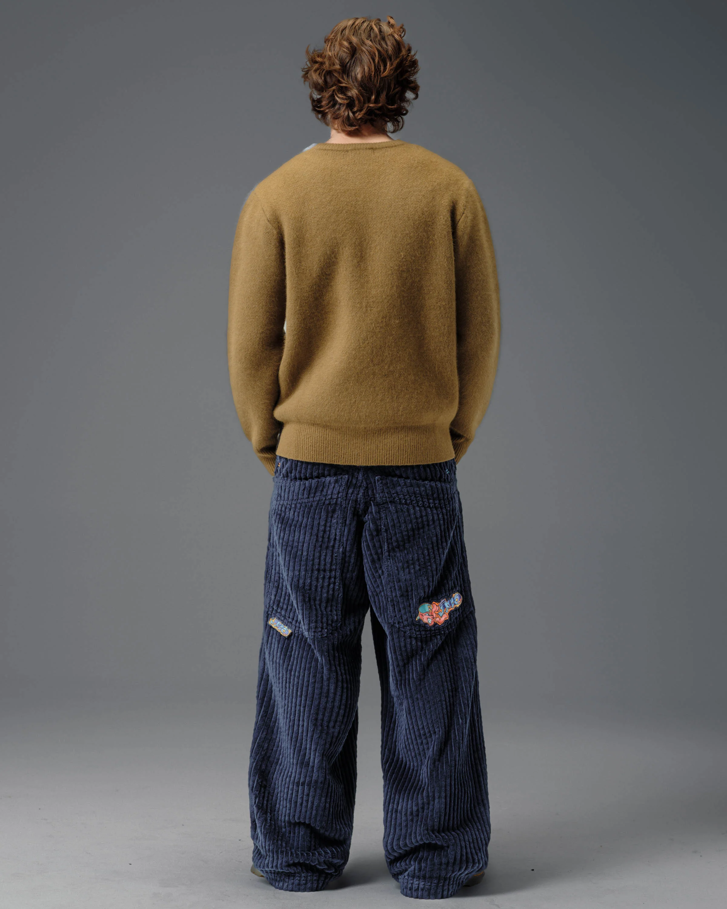 Wizard. 24". 2 Wale Corduroy. Navy. - Image 2